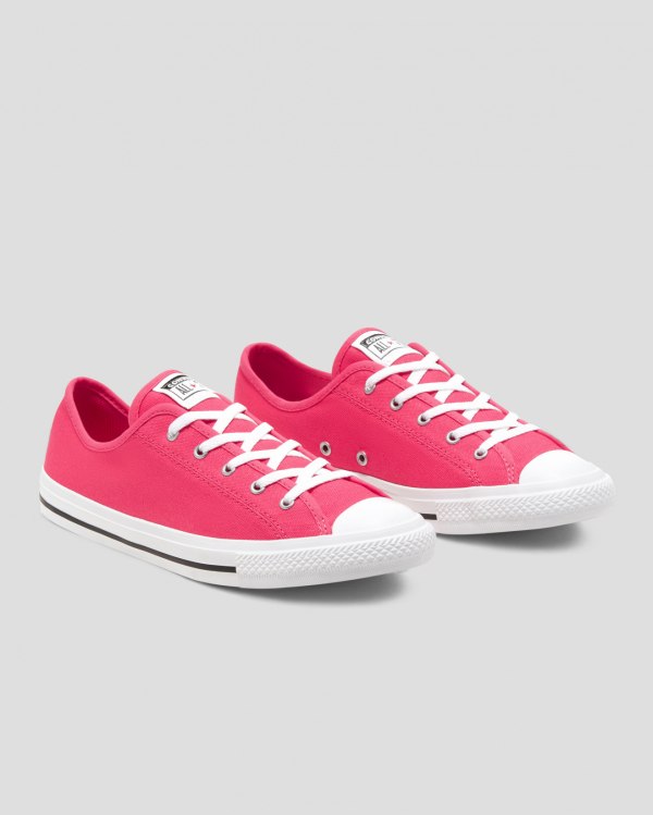 Converse Chuck Taylor All Star Dainty Lyserød Sko Danmark - Converse Lave Sneakers Dame - 32457ZBNK